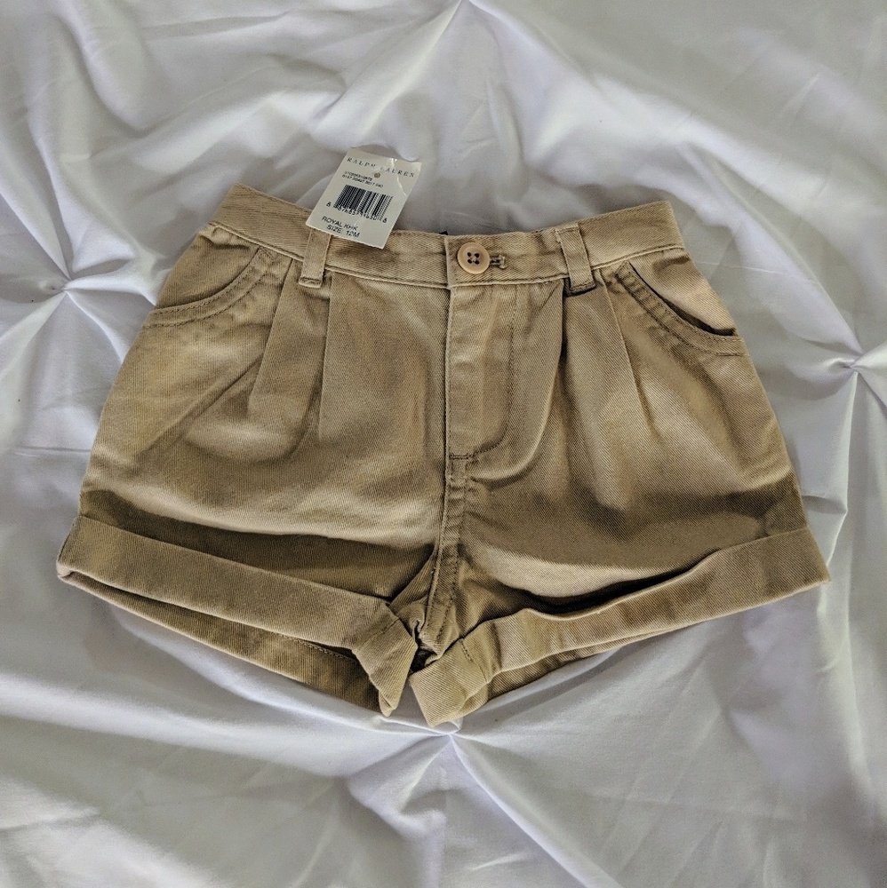 Ralph Lauren Girls khaki shorts